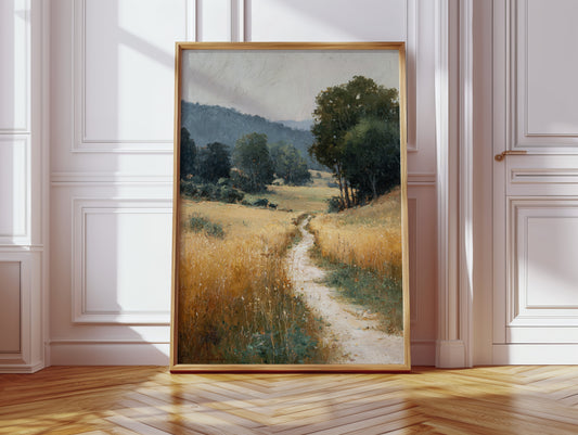 Pathway Through Golden Fields