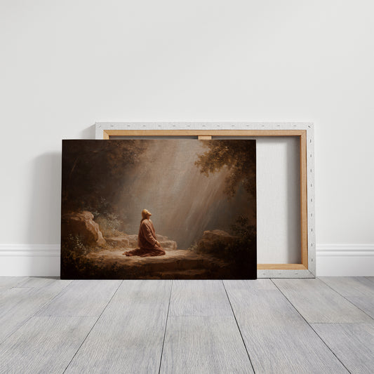 Divine Light Bathes Stone Sanctuary