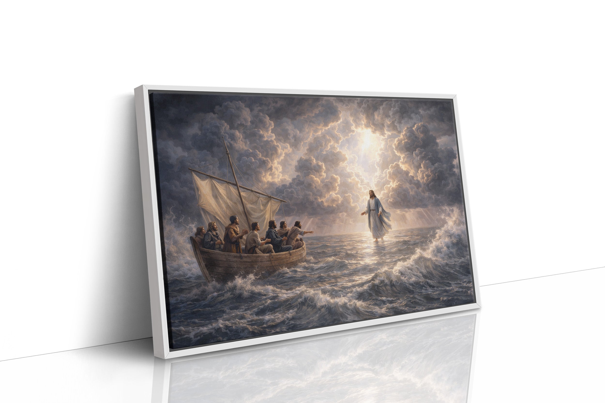 Divine Light Pierces Tempest's Fury