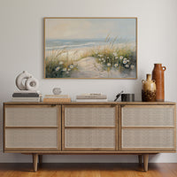 Daisies Dance Along Coastal Dunes