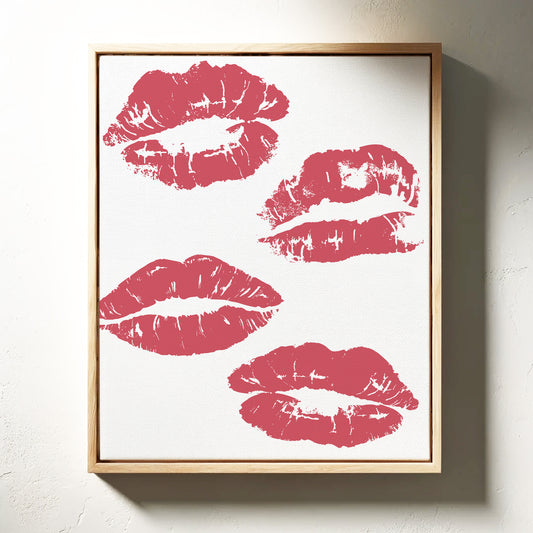 Coral Kisses Paint Modern Romance
