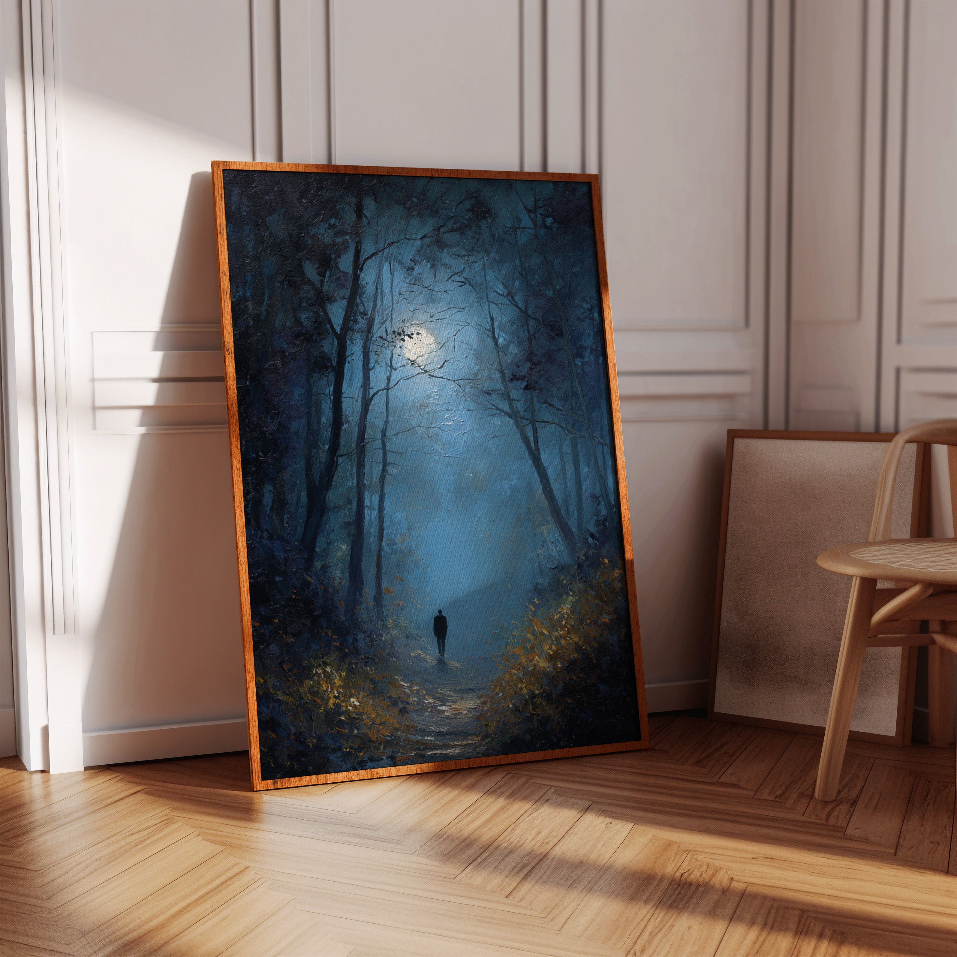 Moonlit Path Calls Through Trees
