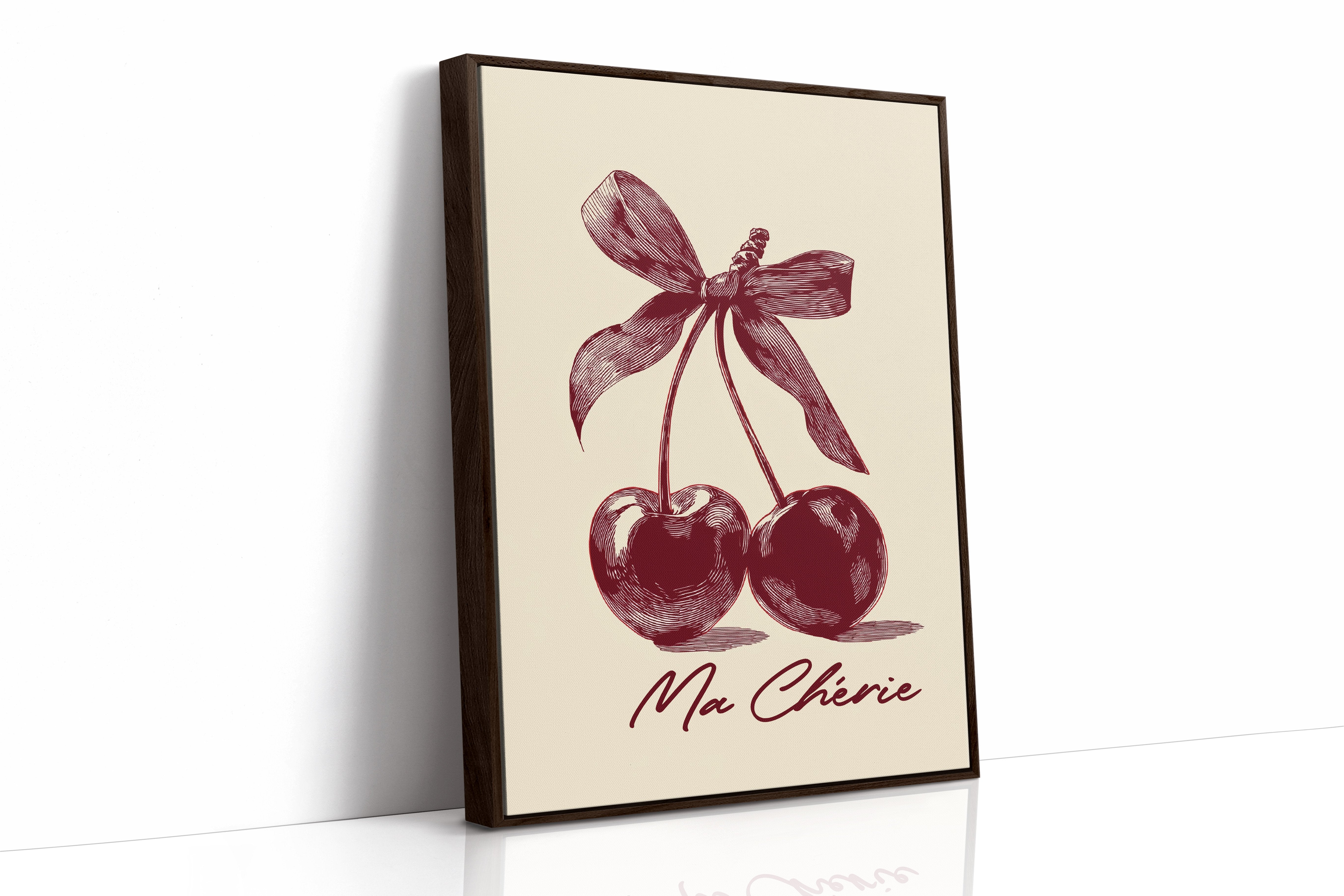 Sweet Burgundy Tied With Affection