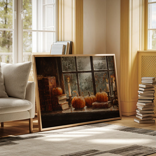 Harvest Light Through Rainy Glass