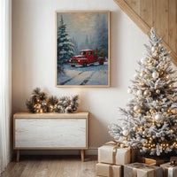 Red Truck Brings Christmas Home