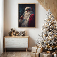 Rebel Claus Takes A Smoke Break