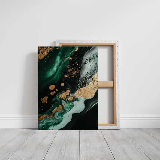 Emerald Rush with Gilded Horizon