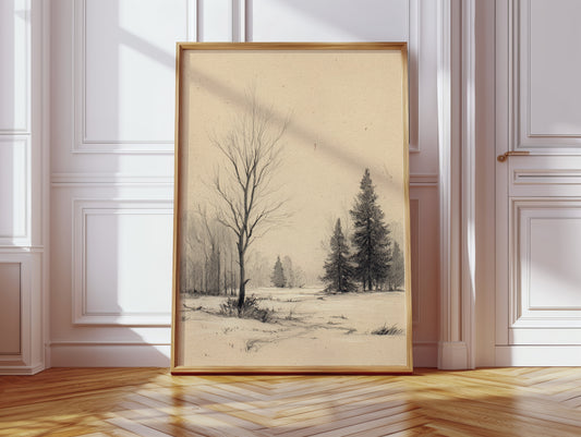 When Silence Paints the Frost