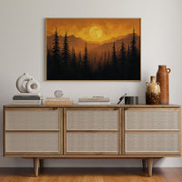 Ancient Pines Watch Golden Moon