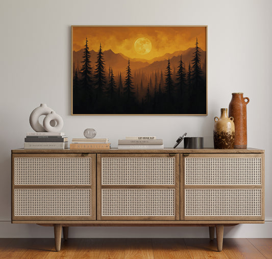 Ancient Pines Watch Golden Moon
