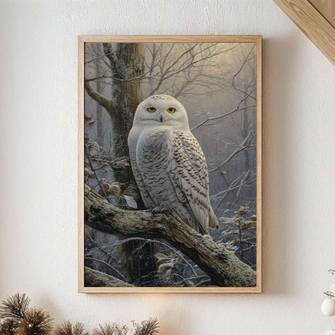 Arctic Wings Meet Winter Woods