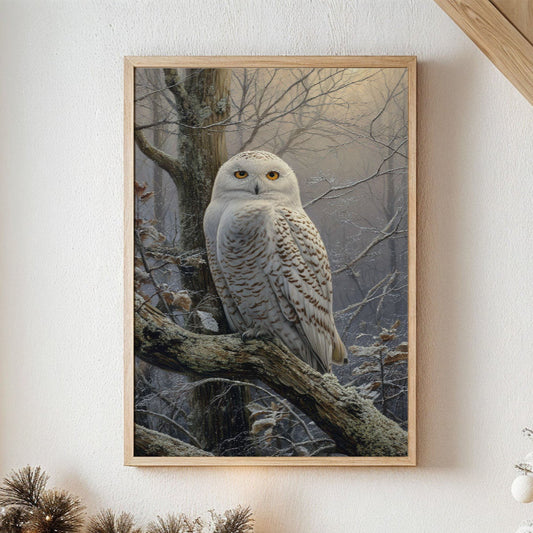 Arctic Wings Meet Winter Woods