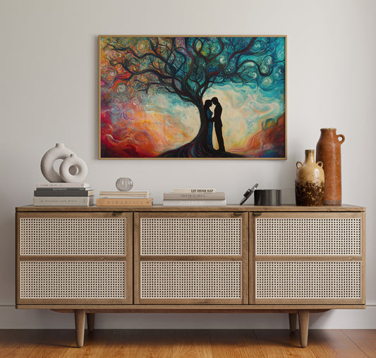 Ancient Tree Holds Love's Dance