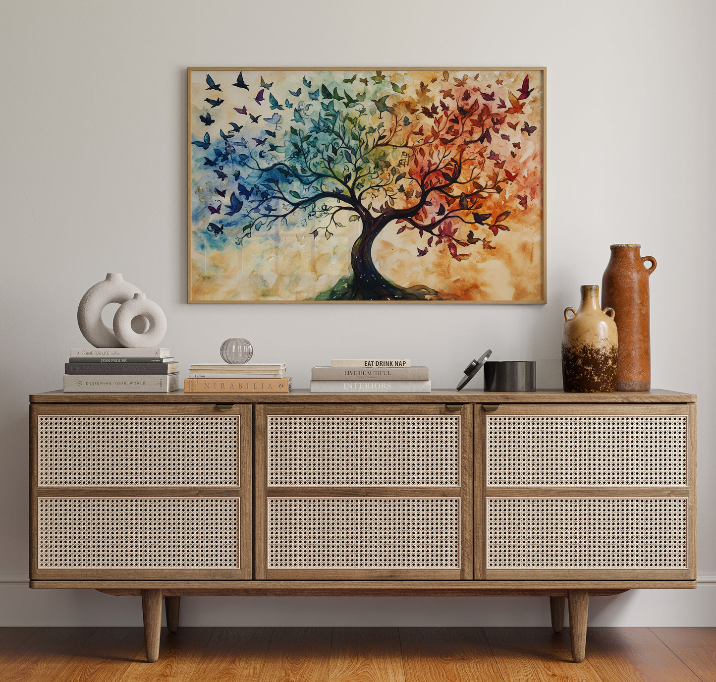 Seasons Dance Through Bird Wings