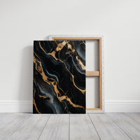 Black Marble Blaze with Liquid Gold