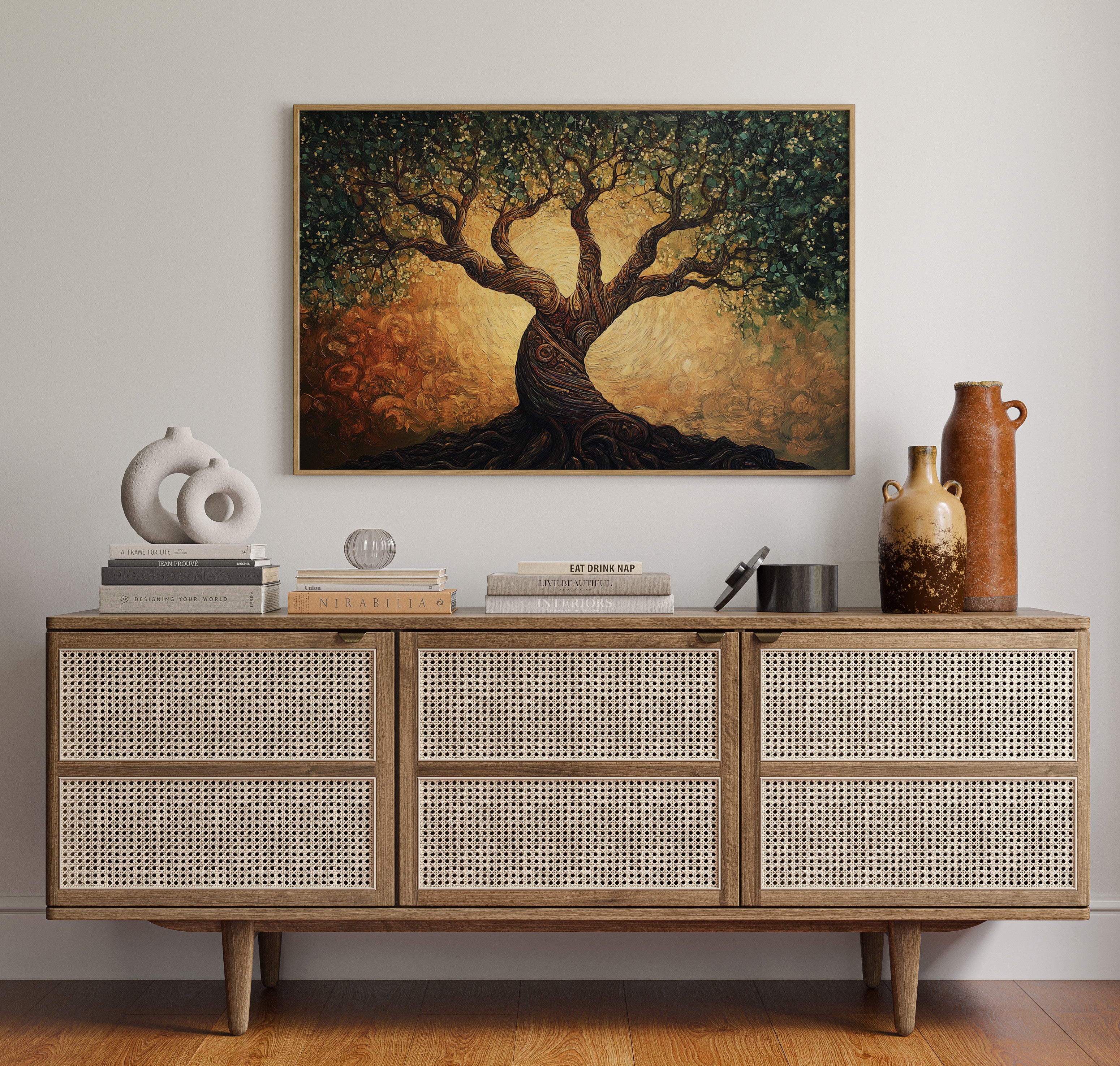 Ancient Olive Dances At Dawn