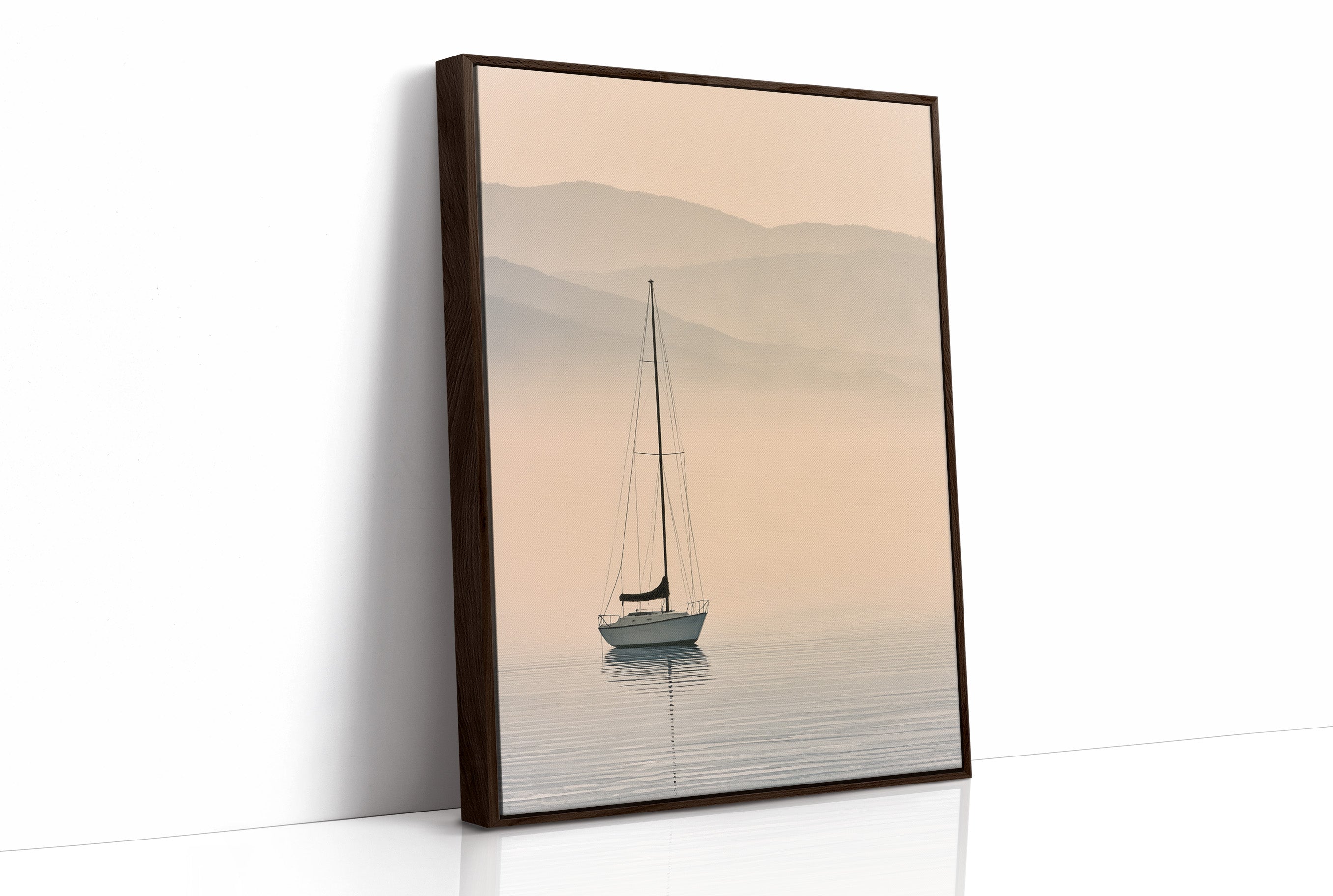 Sailboat Stillness At Dawn