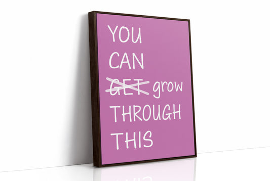 Grow, Not Just Get, Through (Orchid)