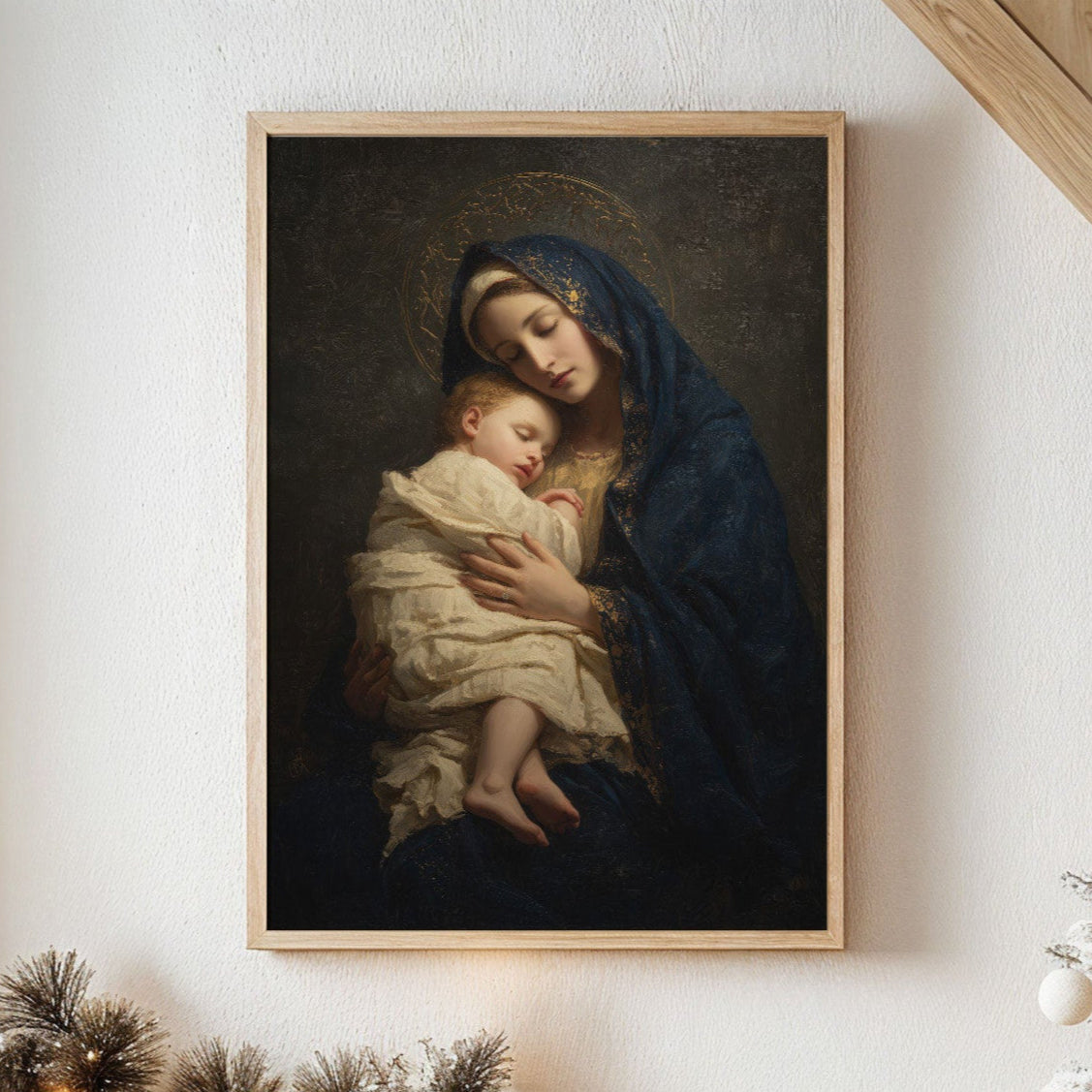 Sacred Light Fills Winter's Corner