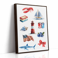 Coastal Treasures Of American Summer