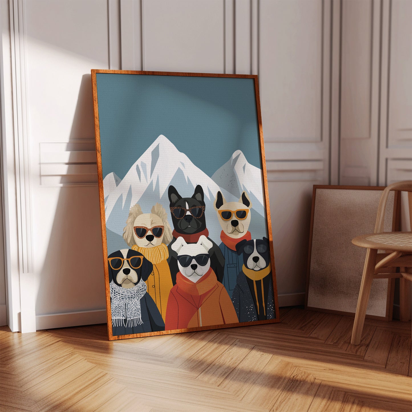 Mountain Dogs Rock Their Alps Ski