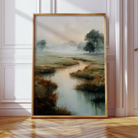 Morning Mist Over Still Waters