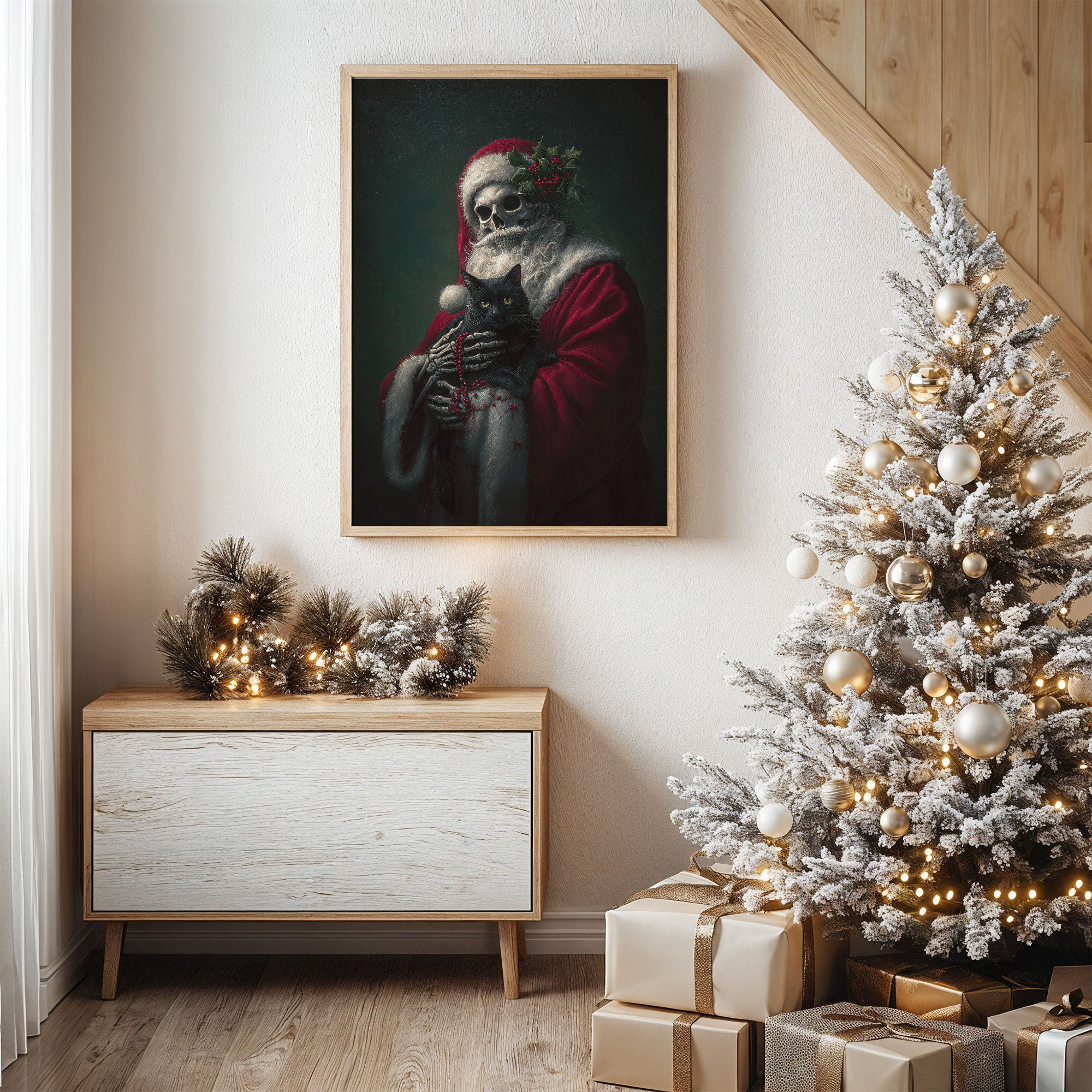 Dark Yule Cat Meets Death's Love