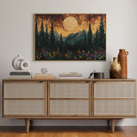 Alpine Meadows Catch Moonlight's Gold