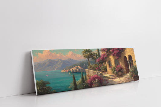 Terrace Overlooking The Blue Coast