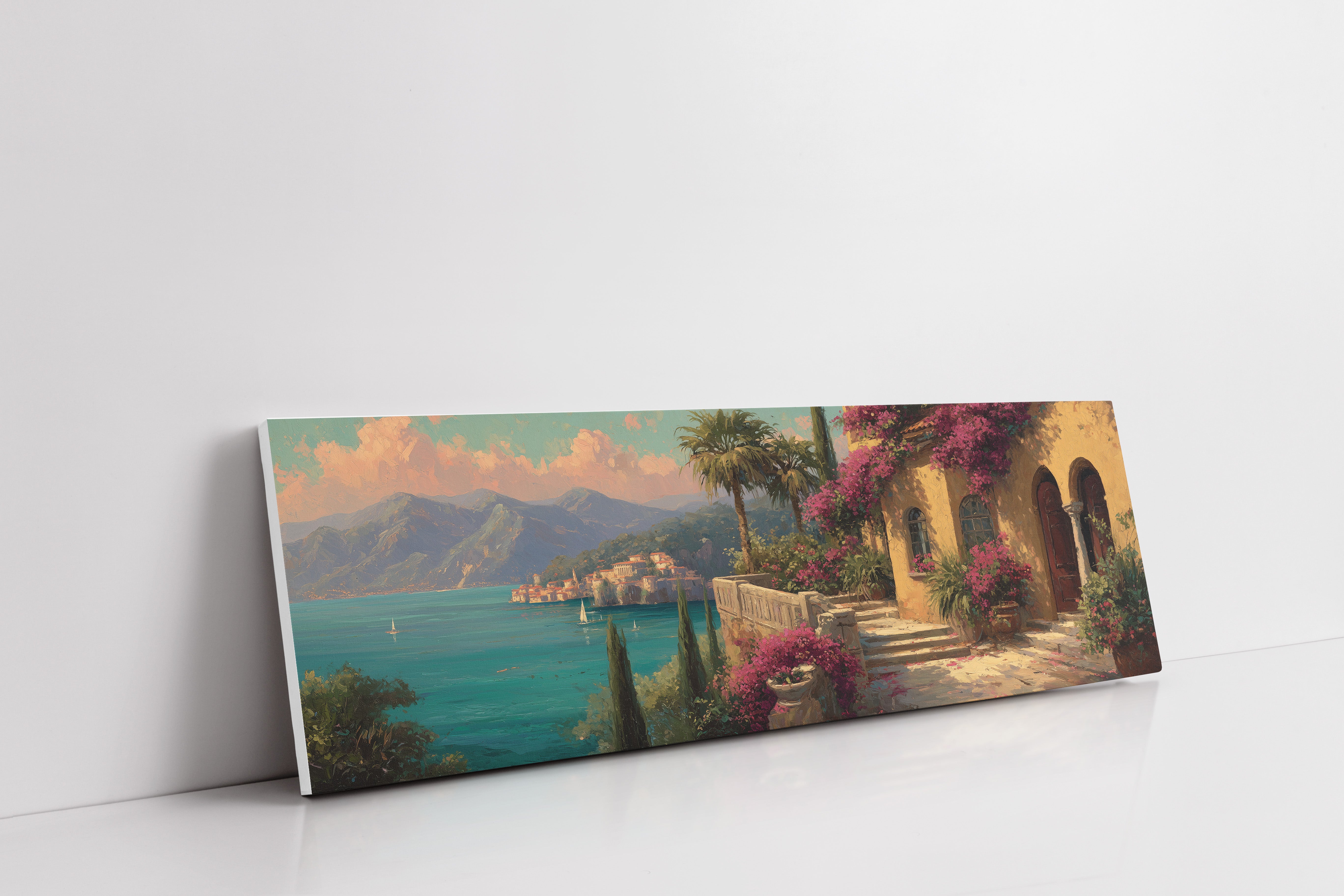 Terrace Overlooking The Blue Coast