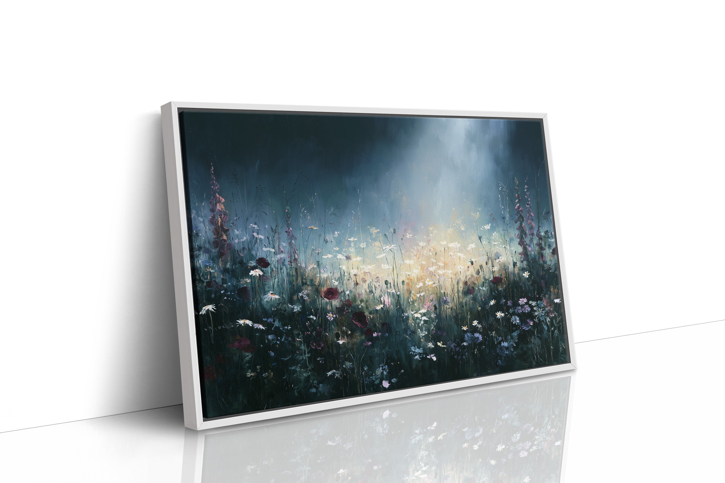 Wildflowers Under Moonlight