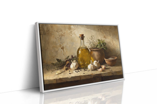 Golden Oil and Garden Herbs