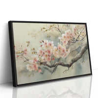 Cherry Blossoms Paint Morning Peace