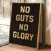 No Guts No Glory Vintage Poster