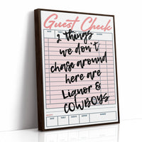 Dinner Notes On Pink Paper