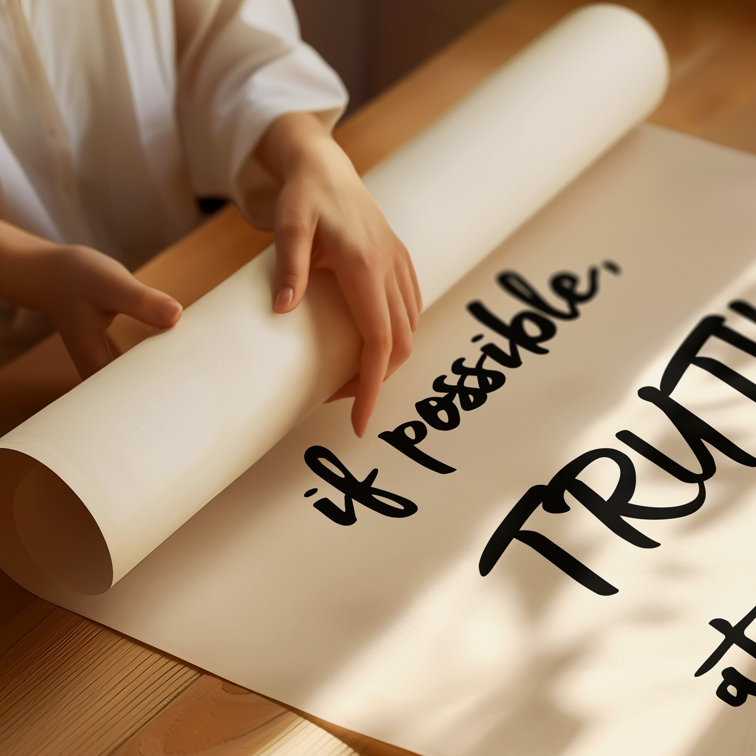 Peace If Possible Truth At All Costs Print