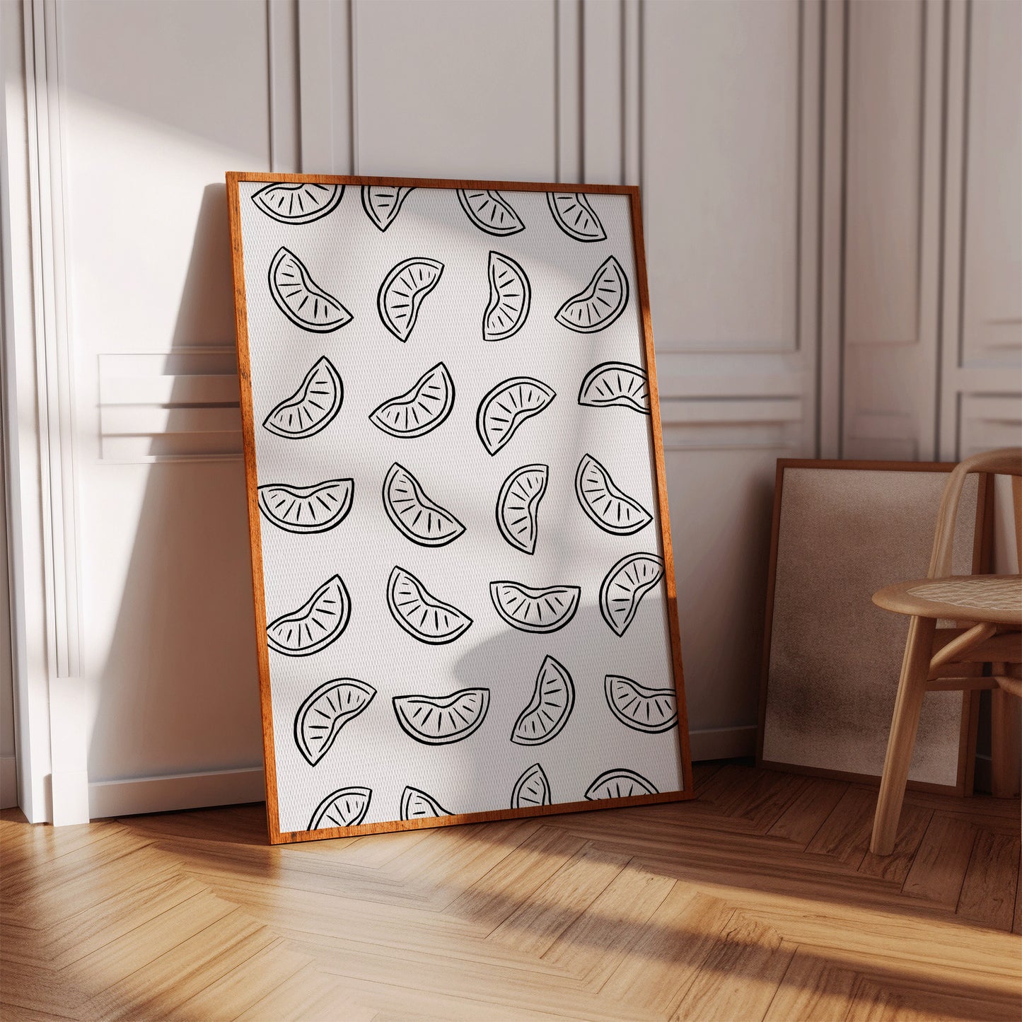 Citrus Slices Dance In Summer
