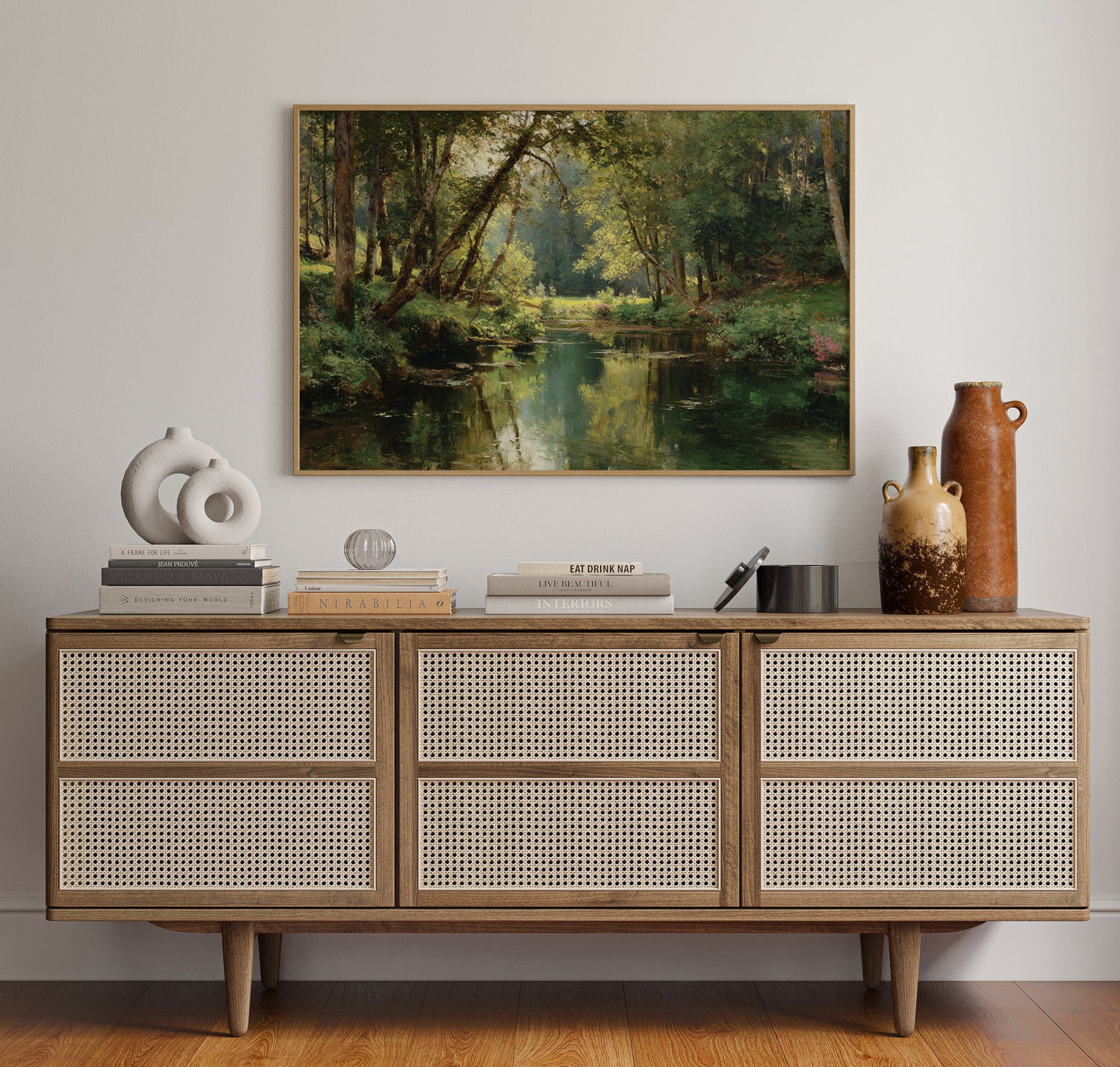 Summer Light Dances Through Forest Stream