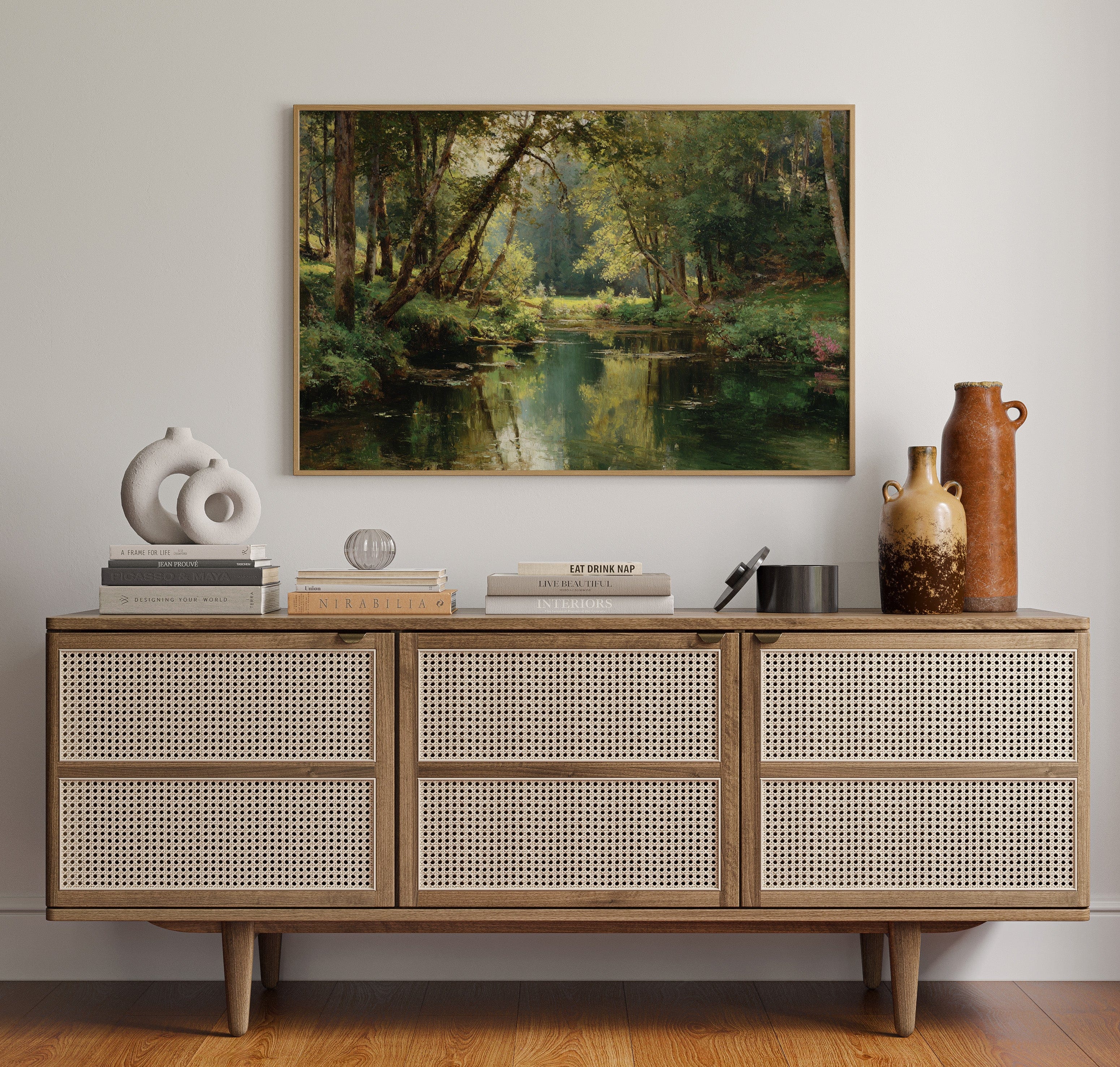 Summer Light Dances Through Forest Stream