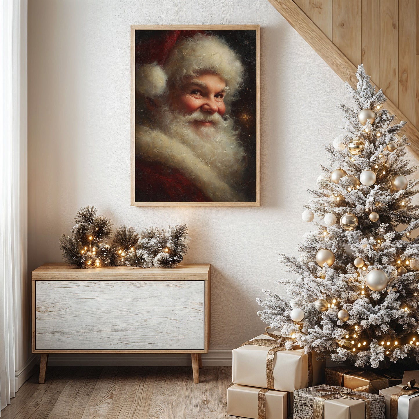December Magic Glows In Portrait