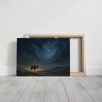 Celestial Beacon Guides Desert Wanderers