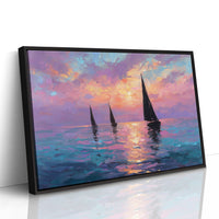 Three Sails Into the Gloaming