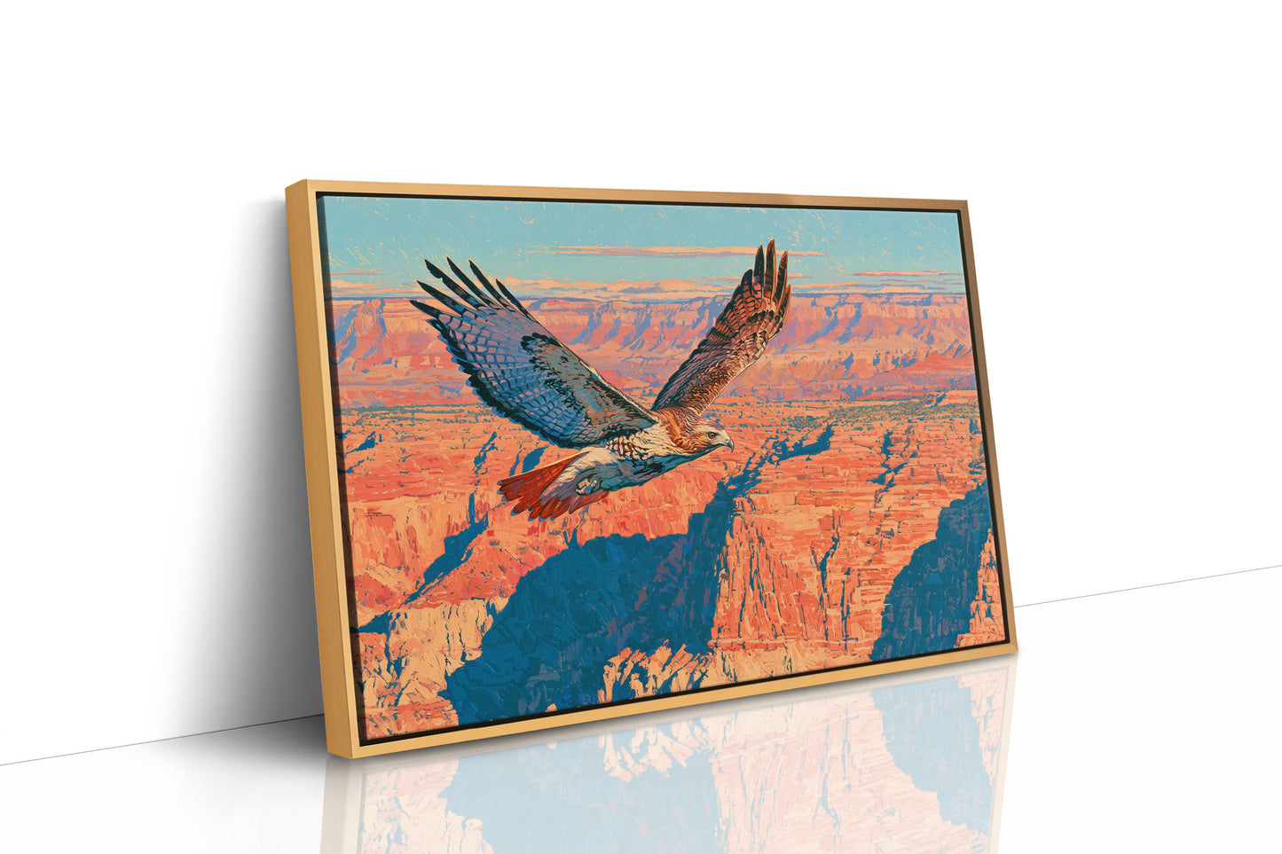 Red-Tail Over the Canyon