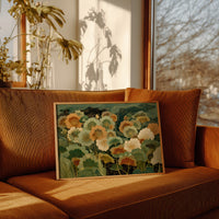 Sunlit Poppies Dance In Jade