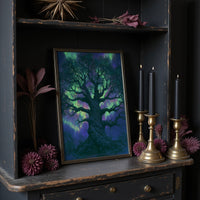 Ancient Oak, Northern Lights