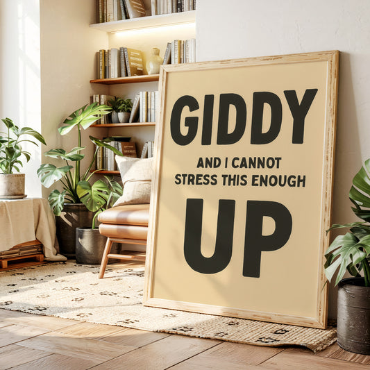 Giddy Up and I Cannot Stress This Enough Cream Edition