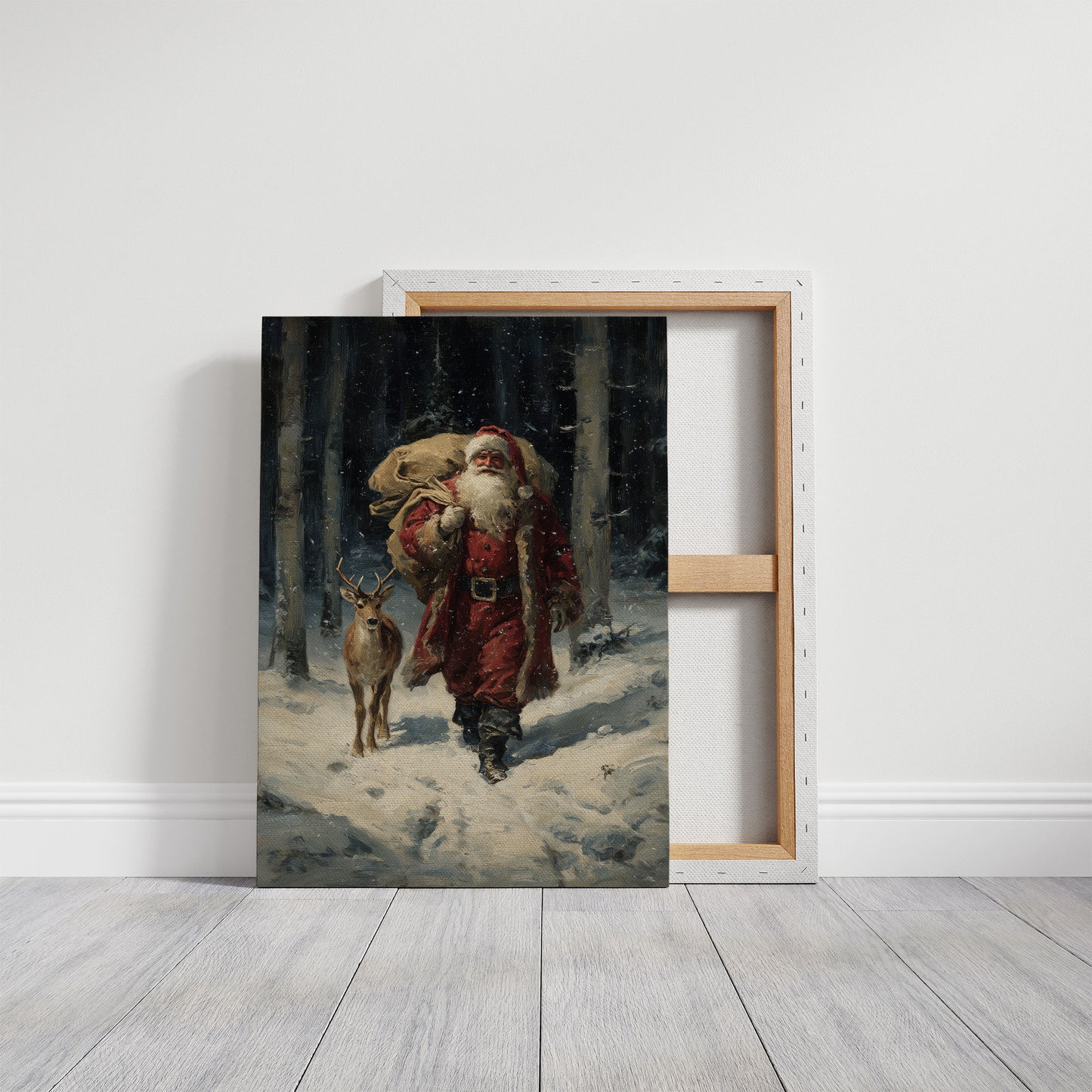 Forest Friends Share Winter's Magic