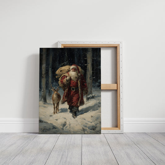 Forest Friends Share Winter's Magic