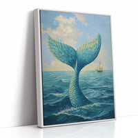 Cerulean Depths Whisper To Distant Sails