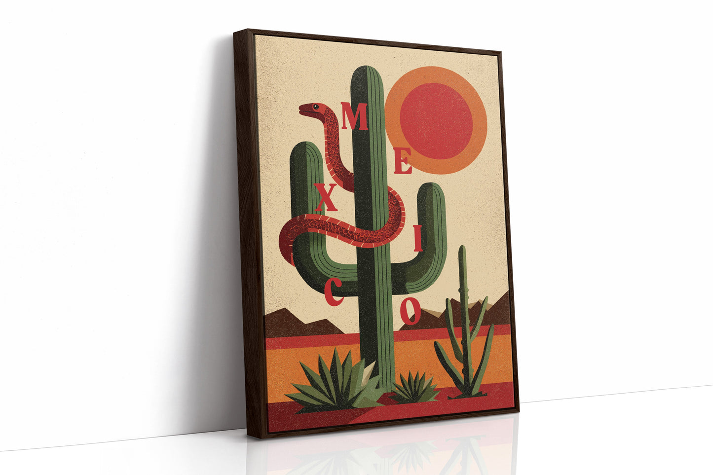 Serpent Dances Under Desert Sun